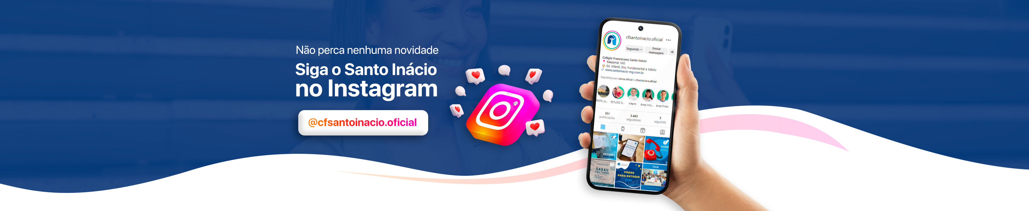 Instagram do Santo Inácio